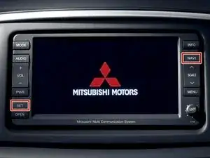 How to enter the Service Menu of a Mitsubishi MMCS NR-261
