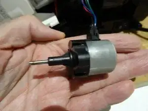 Motor for the drain valve