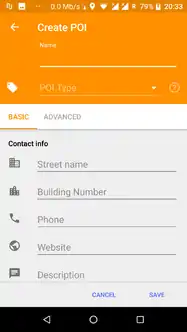 Выбор/создание фильтра по poi(оффлайн)