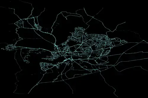 Bedford raw tracklogs, as of June 2006