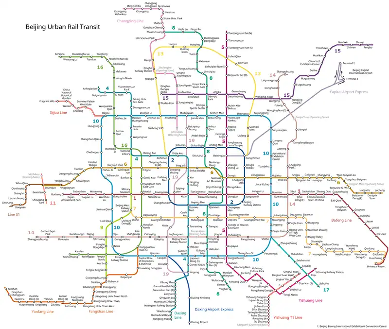 Beijing Subway Map