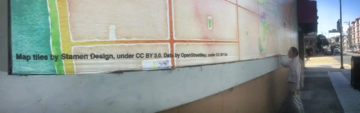 Giant OSM based billboard