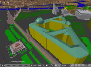 Пример демонстрирует поддержку крыш flat, gabled, mono-pitched, dome, onion и pyramidal roof shapes.