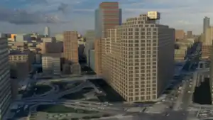 Часть Нью-Йорка.