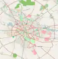 OpenStreetMap rendering of Bucharest city center, 2007-12-24