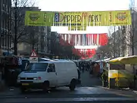 Dappermarkt in Amsterdam.