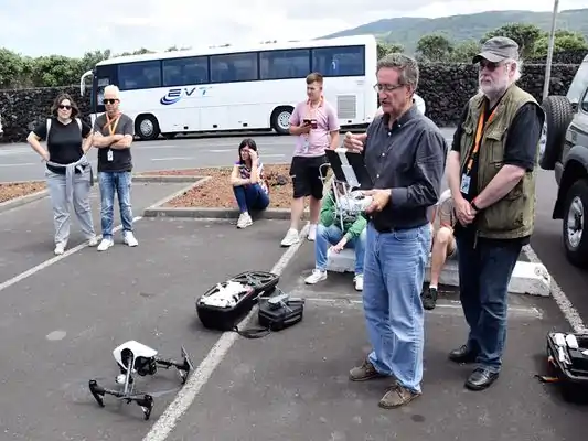 Preparativos para o lançamento do DJI Inspire 1