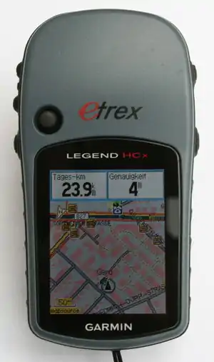 All-in-One map of Heilbronn on a Garmin etrex Legend HCx