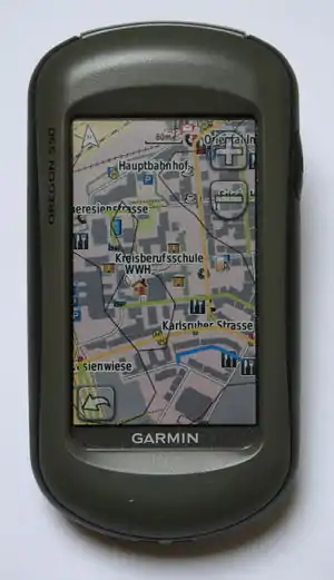 All-in-One map of Heilbronn on a Garmin Oregon