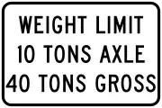 Illinois:maxaxleload=10 stmaxweight=40 st(specify unit as short tons)