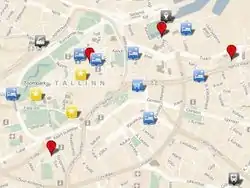 Map of Venue options and other important places