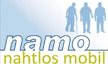 Logo: namo - nahtlos mobil