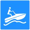 Sign, on waterways in Europe, water bikes, PWC, personal water craft, jet ski, etc. are permitted