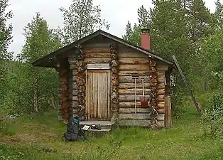 Oahujoki Wilderness Hut in Inari, Finland