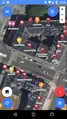 Основной интерфейс и спутниковый снимок Mapbox