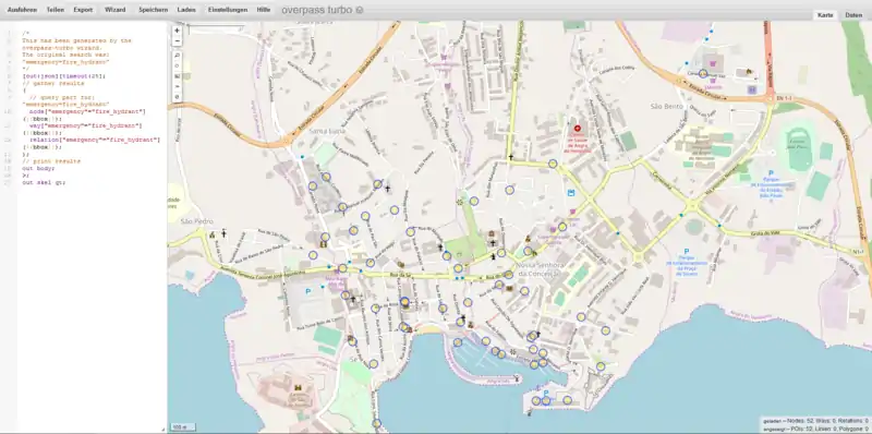 OSM após mapeamento