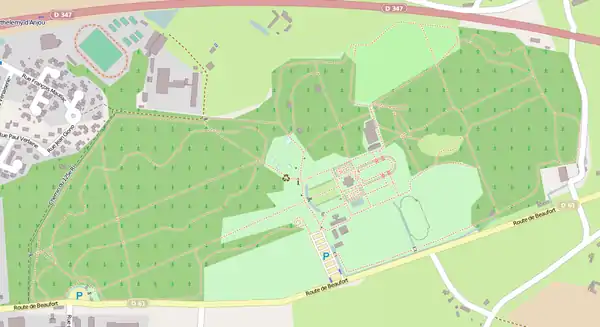 Parc de Pignerolle avant la cartopartie