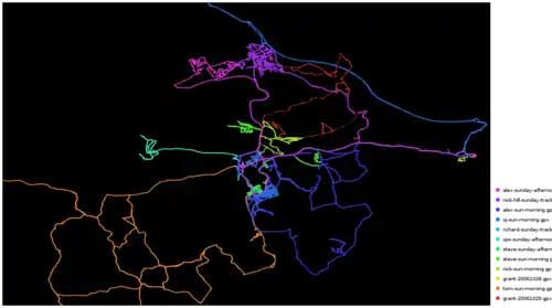 Surrey Hills (Sunday) - Black background