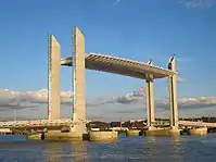 Vertical-lift bridge Jacques-Chaban-Delmas, Bordeaux, France