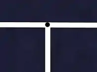 A simple road junction