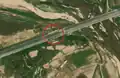 3/6 Stone pillars (barrier=tank_trap) along the highway from Kaesong to Pyongyang (Maxar satellite imagery).