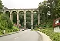 Eisenbahnviadukt im Flecken Greene