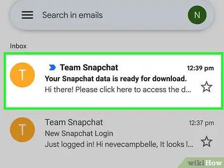 Image titled See Snapchat Conversation History Step 11