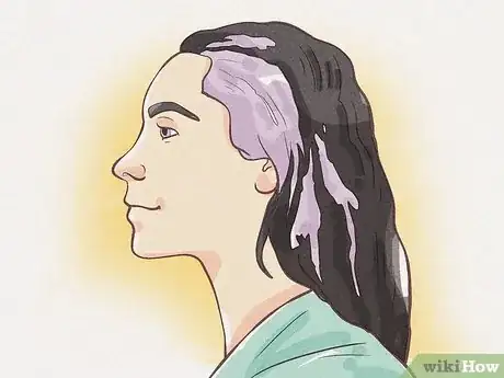 Image titled Temporarily Colour Your Hair Purple at Minimal Cost Step 6