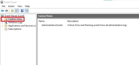 Image titled Event Viewer Click Custom Views.png