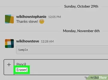 Image titled Enter Multiple Lines on Slack on PC or Mac Step 5
