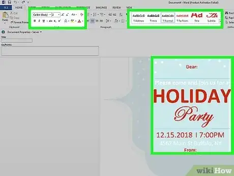 Image titled Make Invitations on Microsoft Word Step 5