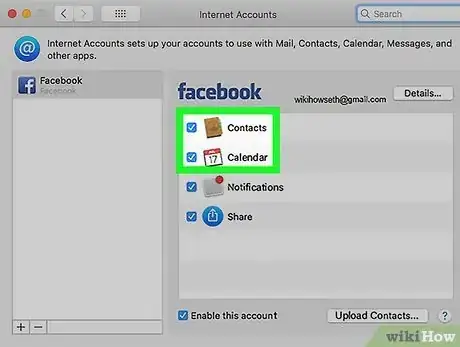 Image titled Add a Facebook Account to a Mac Step 30