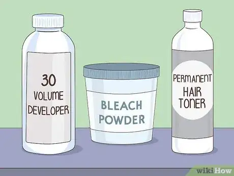 Image titled Bleach Hair Blonde New Step 1