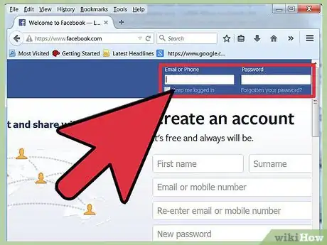 Image titled Use the Facebook Graph Search Step 1