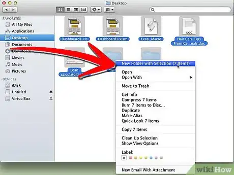 Image titled Move Multiple Files Into a New Folder in Mac Os X Lion Step 4