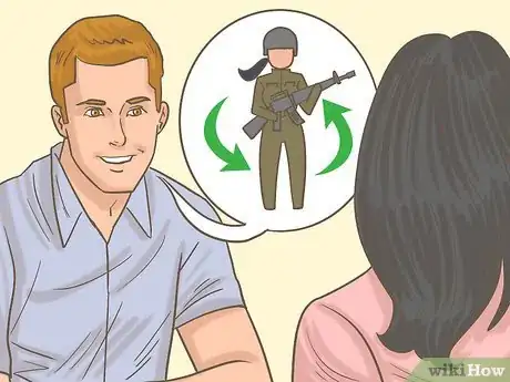 Image titled Date a Military Woman Step 5