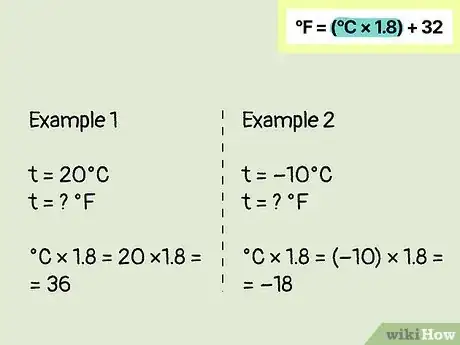 Image titled Convert Celsius (°C) to Fahrenheit (°F) Step 2