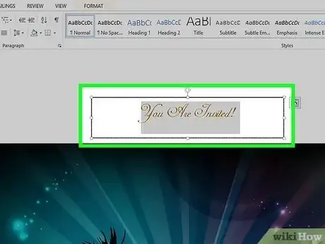 Image titled Make Invitations on Microsoft Word Step 9