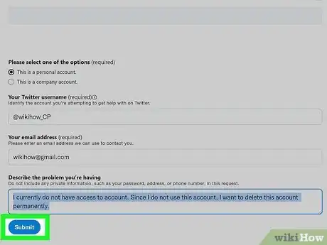 Image titled Delete an Old Twitter Account You Cannot Access Step 8