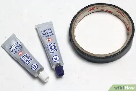 Image titled Mount a LED Headlamp (Miner's Lamp) Light and Rear Blinker on a Bicycle Helmet Step 3