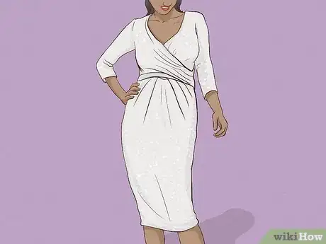 Image titled Accessorize a Silver Dress Step 1