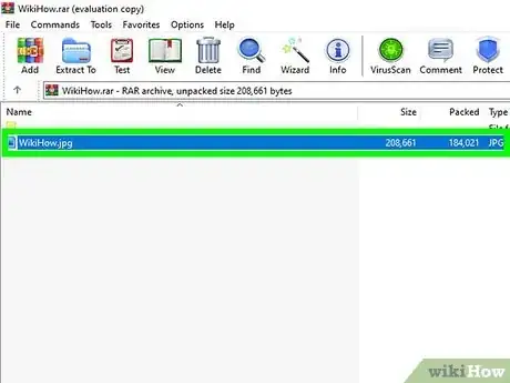 Image titled Use Winrar to Fix Corrupted RAR and ZIP Archives Step 4