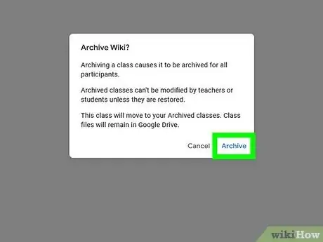 Image titled Archive a Google Classroom Step 9