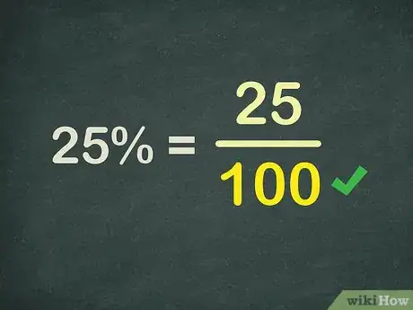 Image titled Convert a Percentage to a Fraction Step 3