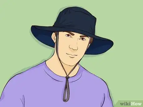 Image titled Wear a Hat with Medium Hair Guys Step 7