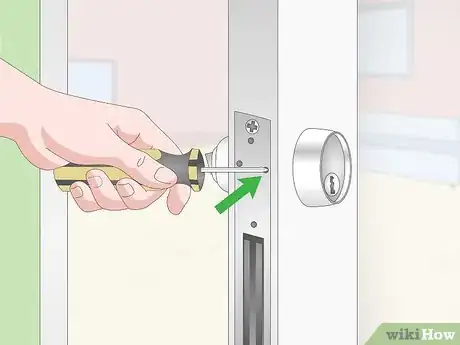 Image titled Change a Lock Cylinder Step 8