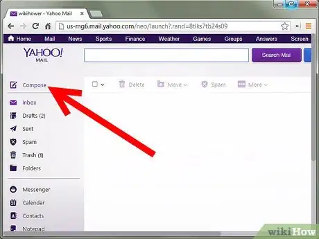 Image titled Send an Email from Yahoo! Emailing Site Step 2