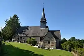 The church in Le Mesnil-Eudes