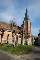 The church of Saint Nicolas in Louye