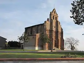The church in Montgazin